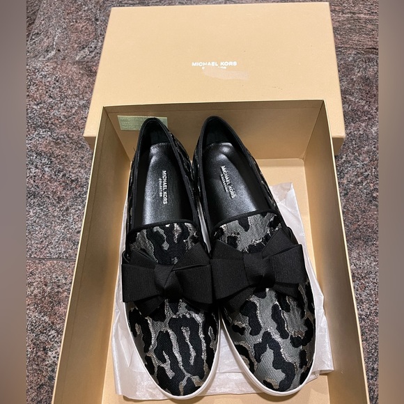 Brand New with Box Michael Kors Lux Collection platform slip on size 8 / 38.5 - Picture 2 of 4